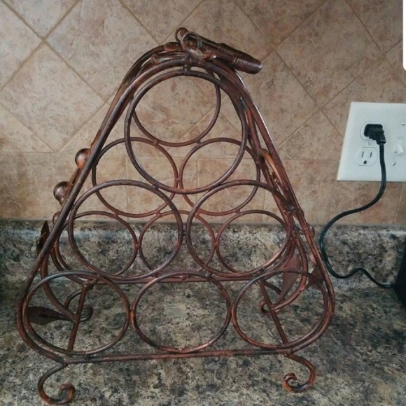Iron Wine Rack - Picture 1 of 4
